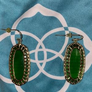 Kendra Scott Green Earrings